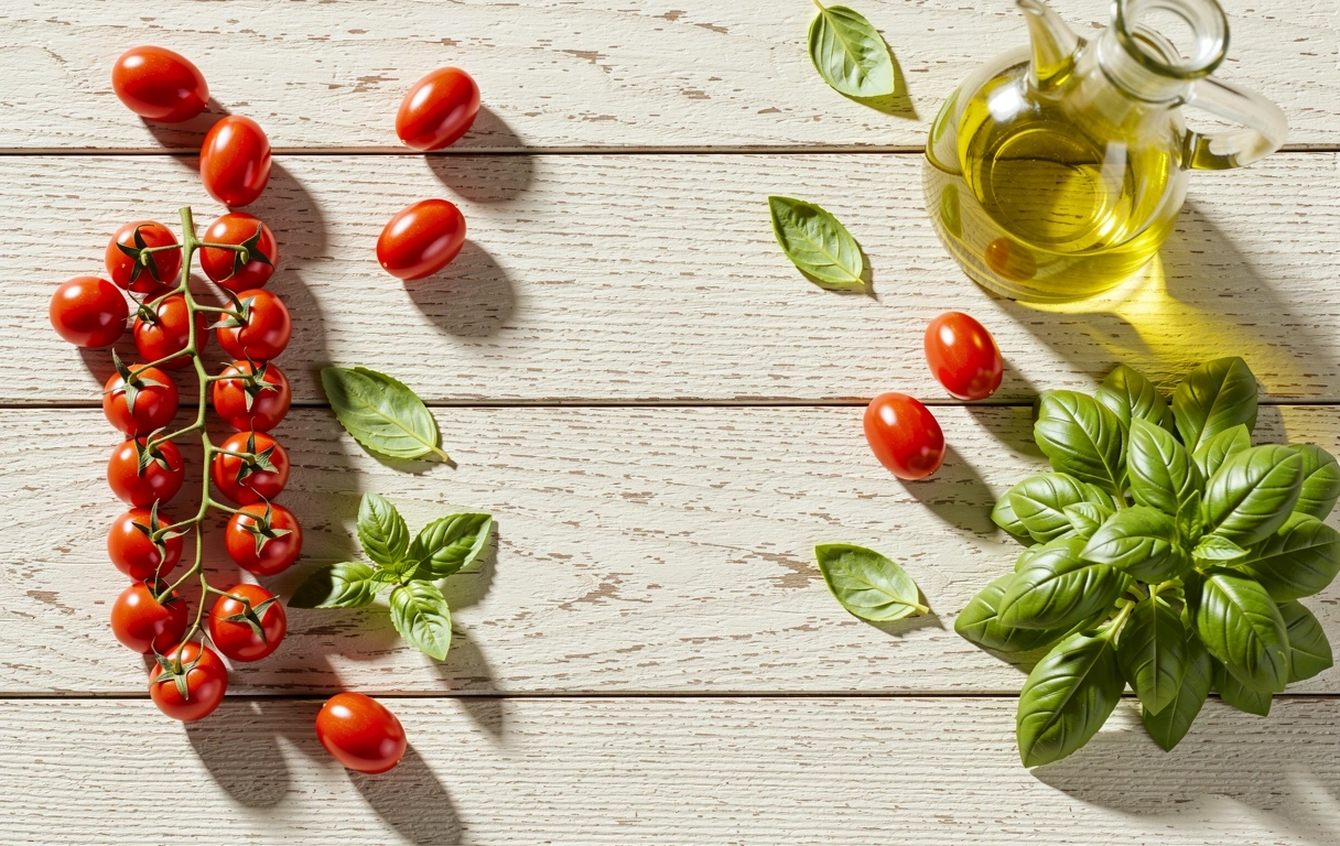 Ingredienti freschi per una vita sana